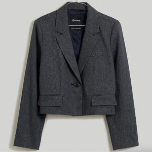 NWT Madewell The Sutter Crop Blazer